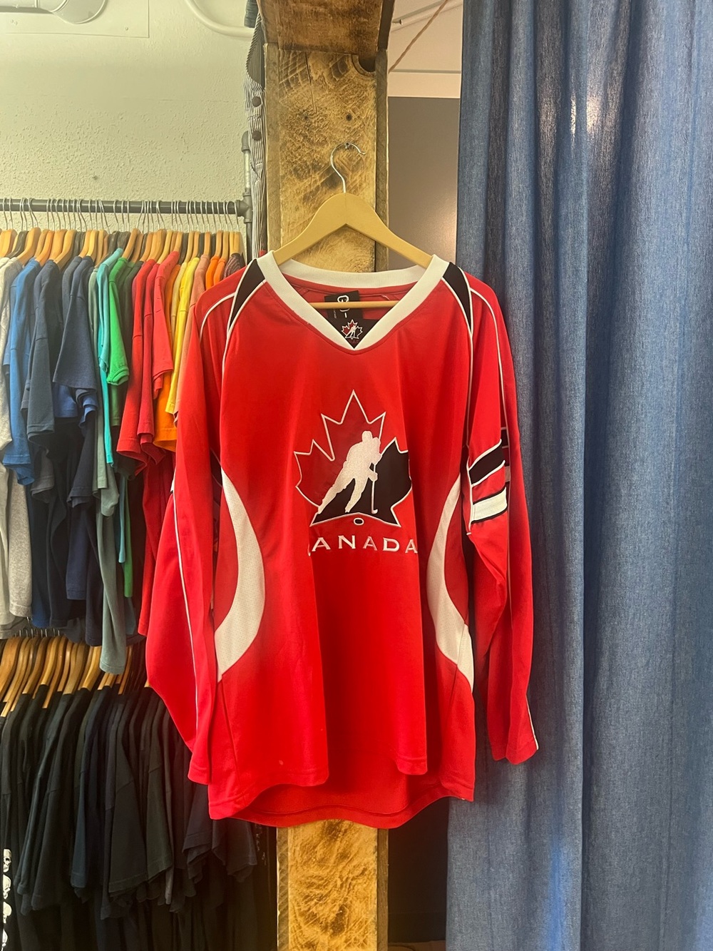 Vintage Canada Red Hockey Jersey
